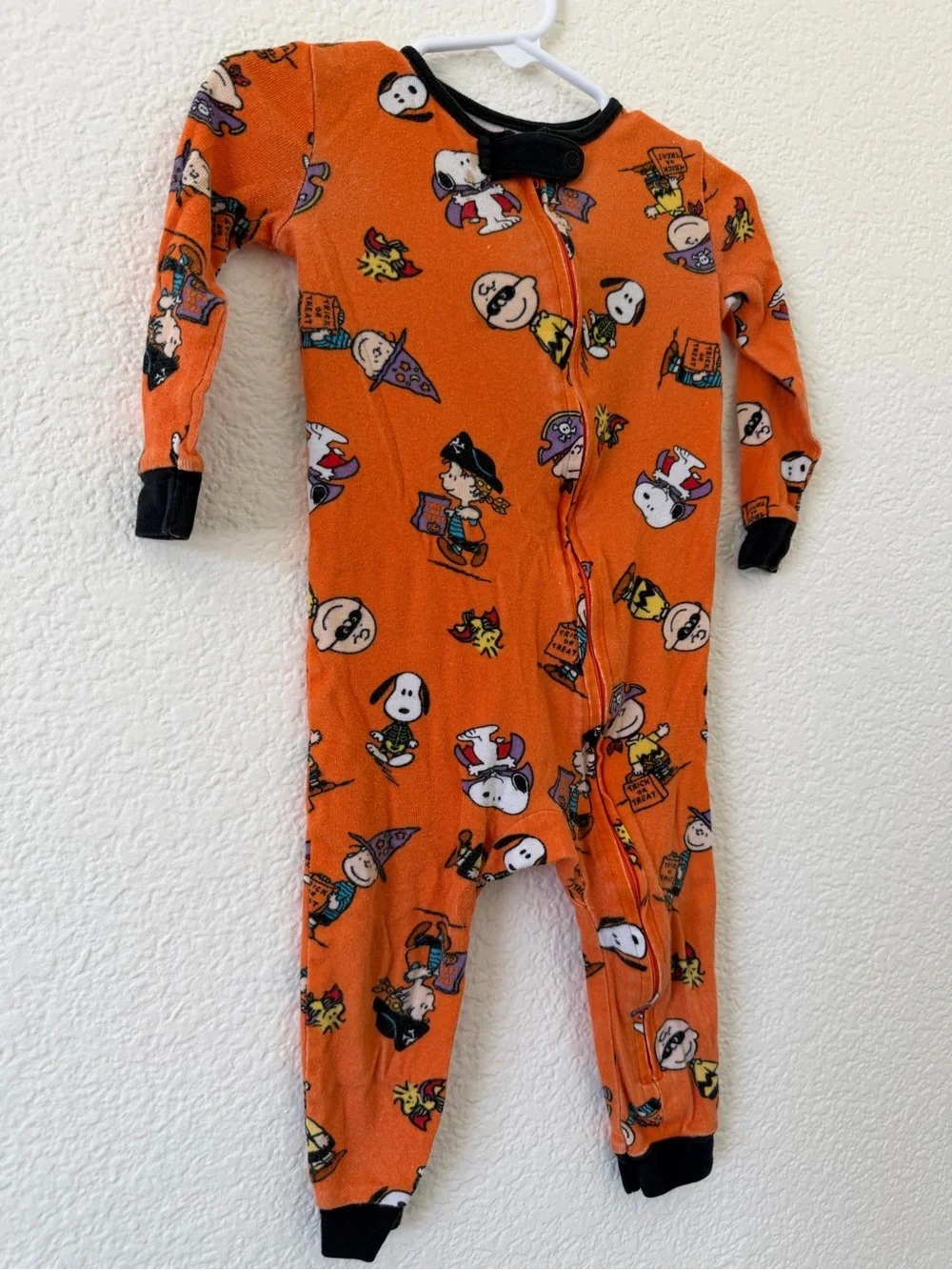 Peanuts Footless zipper Pajama